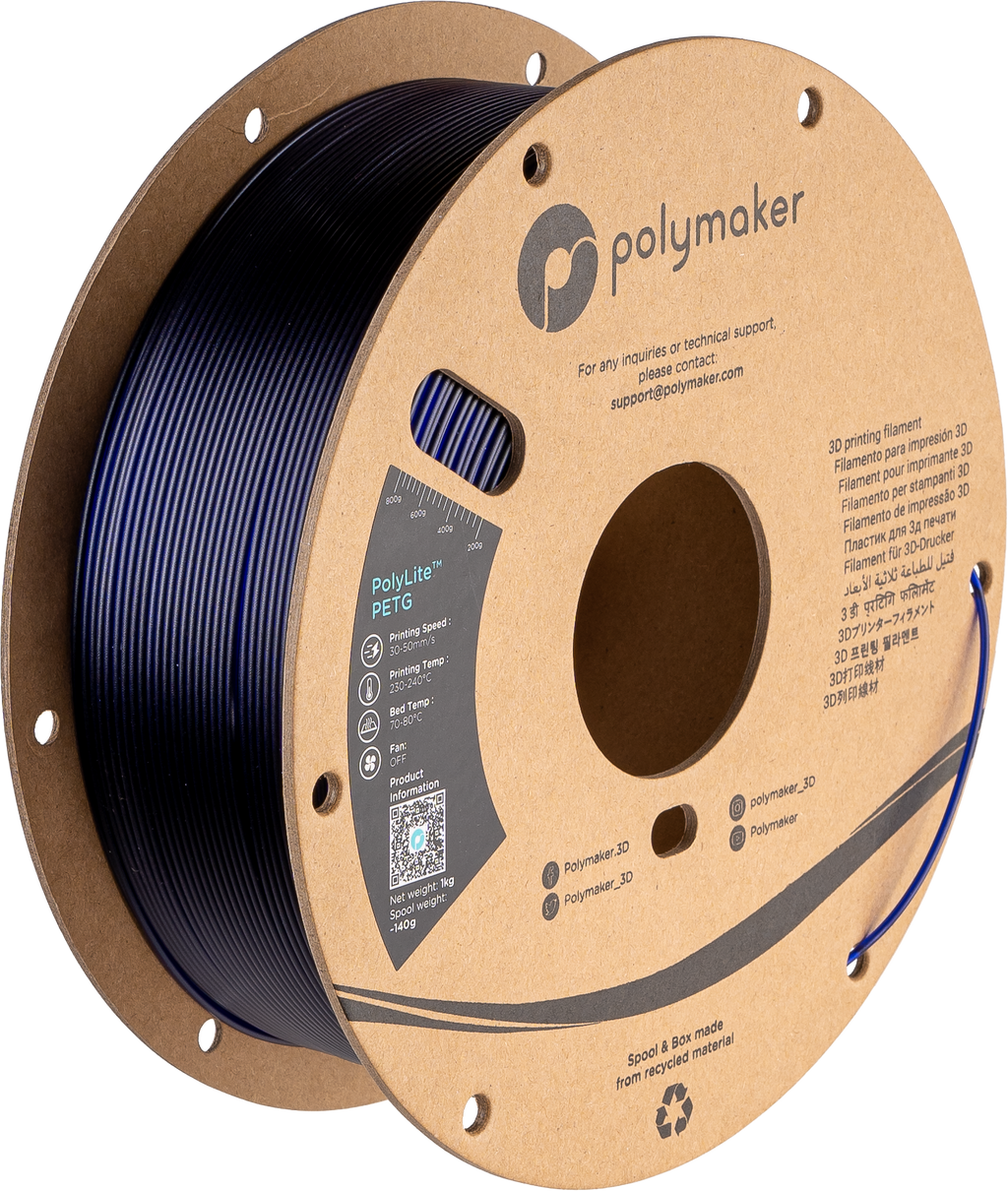PolyLite™ Translucent PETG