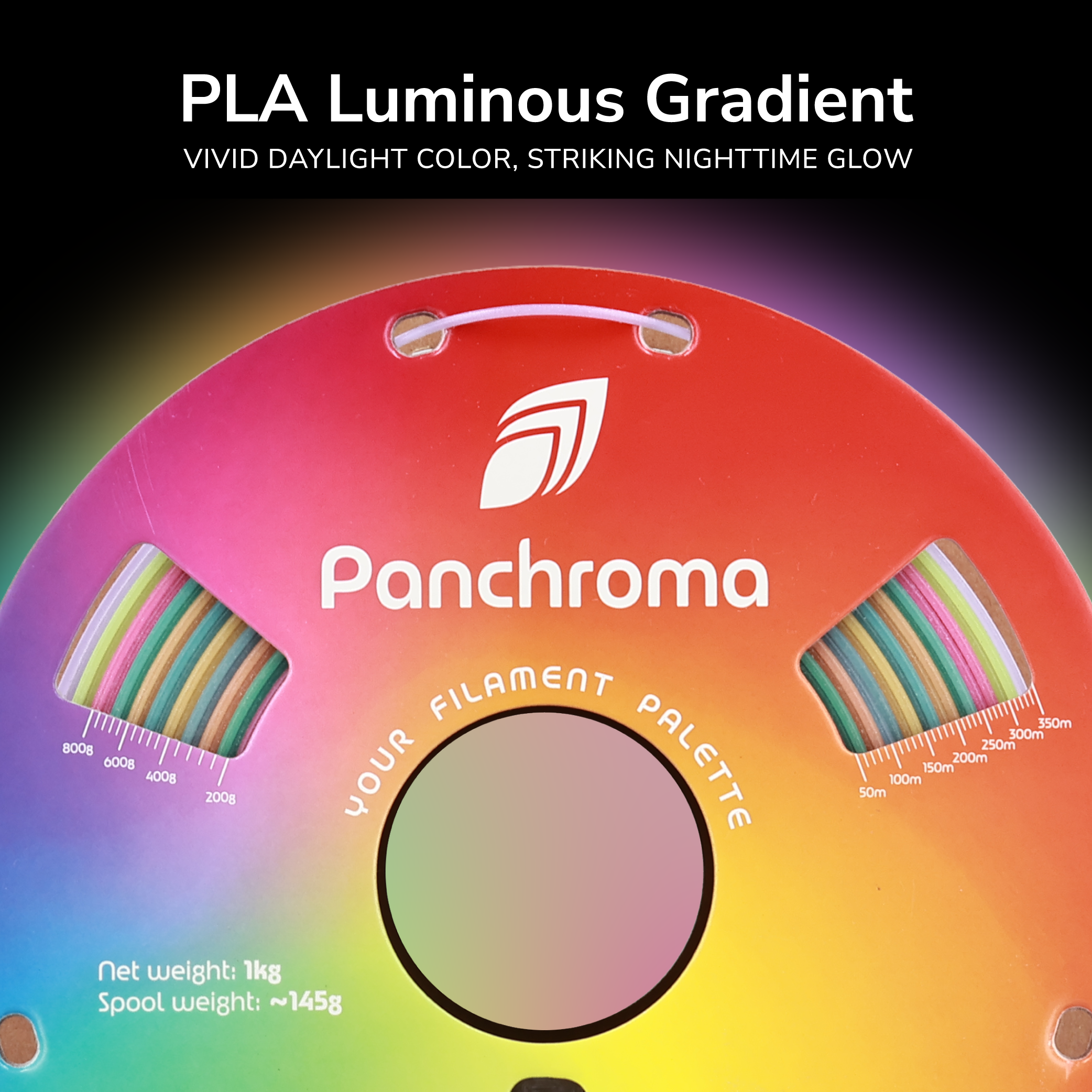 Panchroma™ Gradient Luminous Rainbow PLA